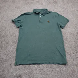 Abercrombie & Fitch Mens Golf Polo Shirt Short Sleeve Logo Green Size Medium