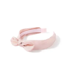 Accessorize Girl Shimmer Tie Bow Alice Band