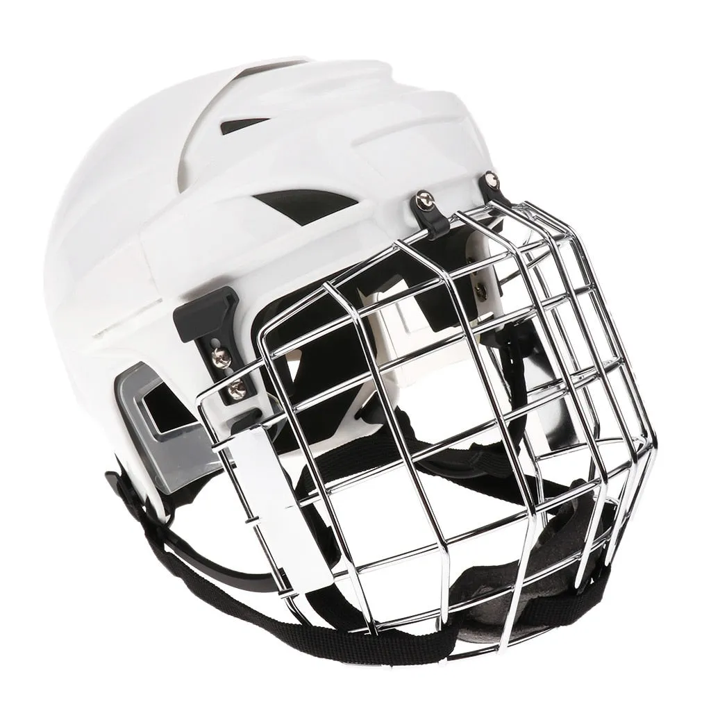 Adjustable Ice Hockey Helmet Face  Combo