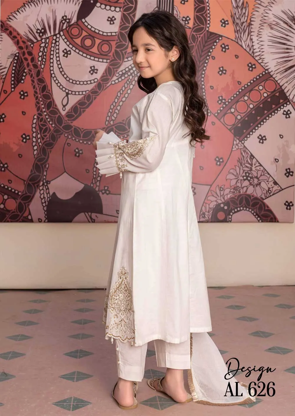 AL-626 - Readymade - Kids Luxury Pret Collection by Ally's 2023