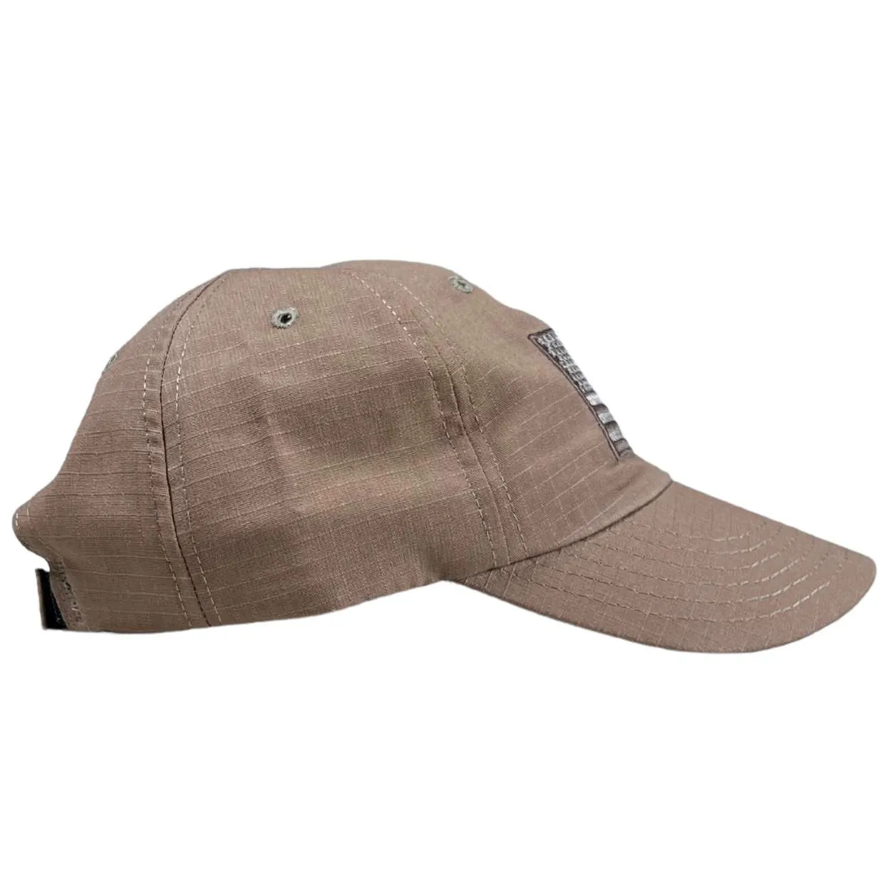 American Flag Full Fabric Ripstop Coyote Tactical Range Hat