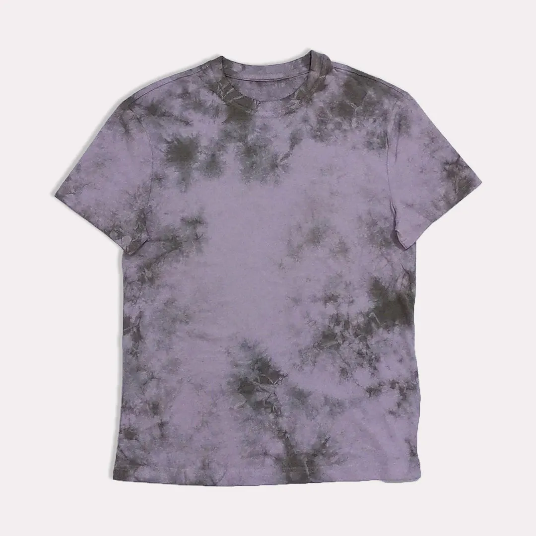 AR - Men 'Lavender' Tie-Dye Graphic Short Sleeve T-Shirt AR212