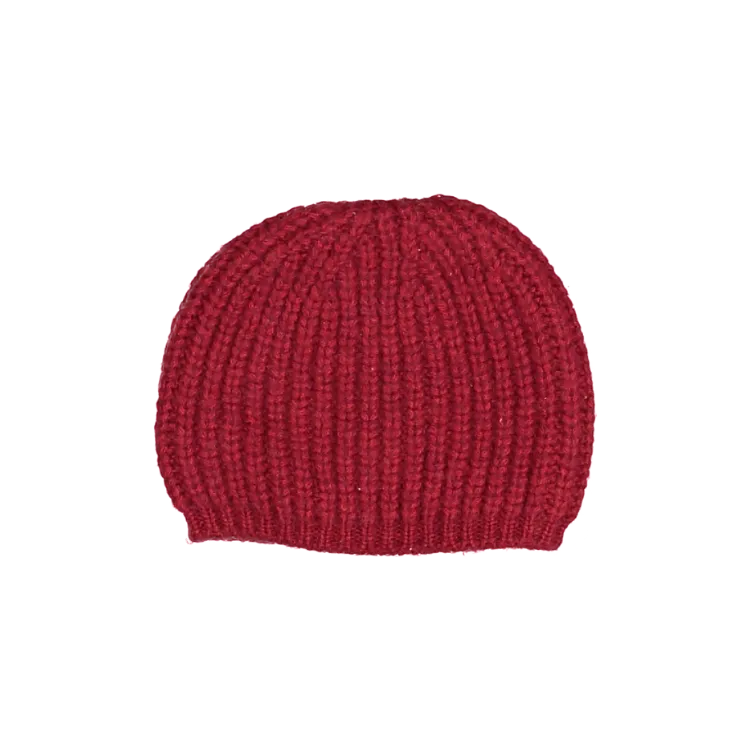 AW7004-BABY HAT WHOOL-RED