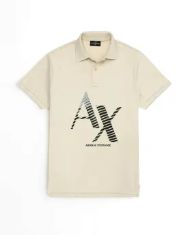 AX - Men 'Beige' A-X Black Gold Polo AX889