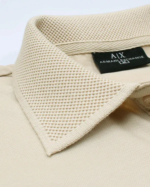 AX - Men 'Beige' A-X Black Gold Polo AX889