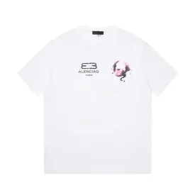 BA - Men 'White' Little Devil Printed Oversized T-Shirt BA826