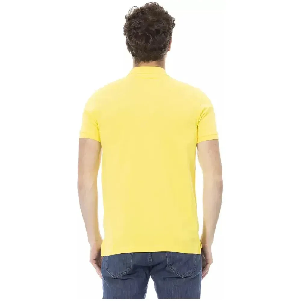 Baldinini Trend Yellow Cotton Men Polo-Shirt