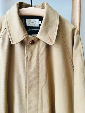 Balmacaan coat Cotton Drill / Khaki