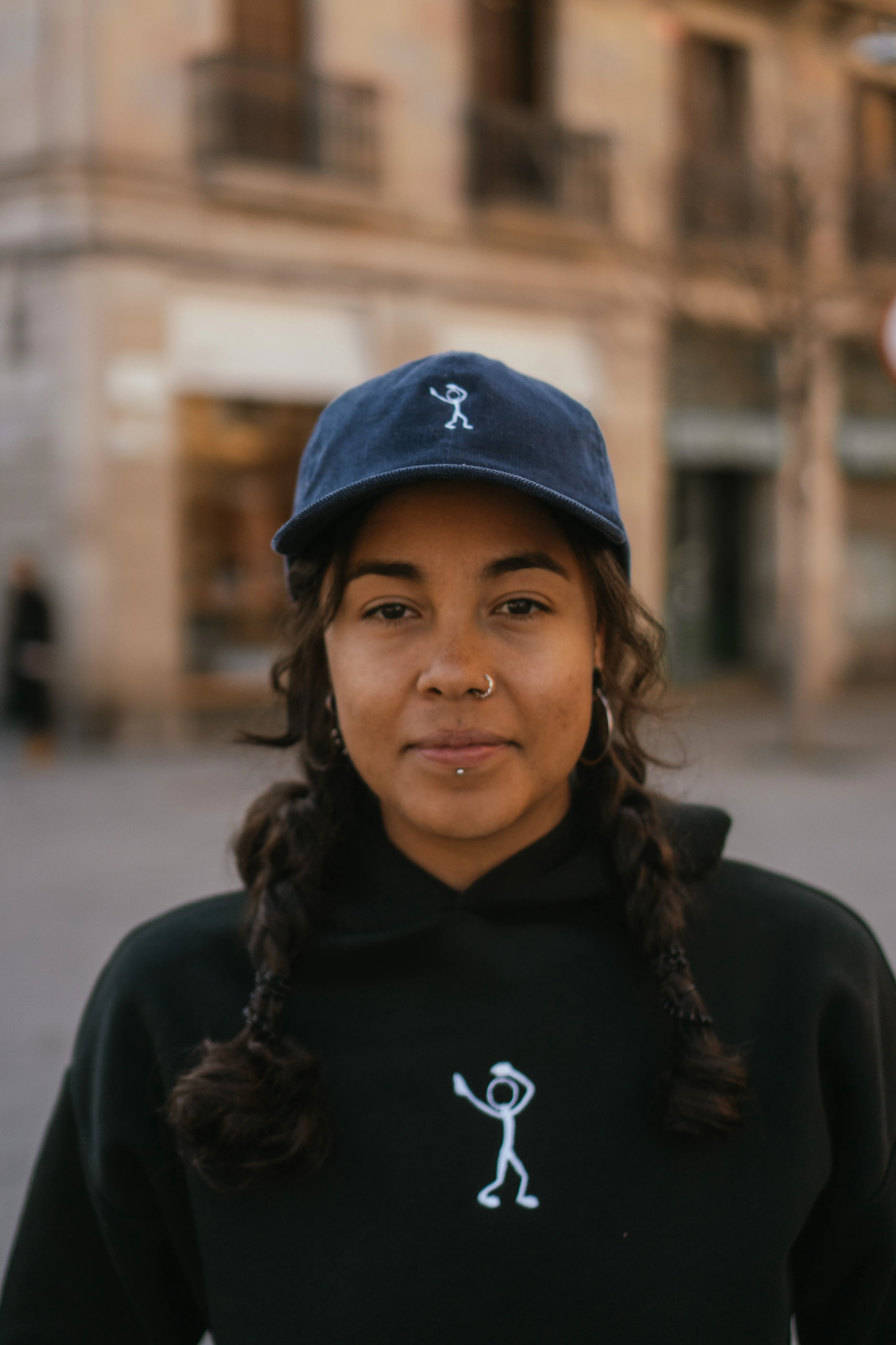 Blue Corduroy Hat