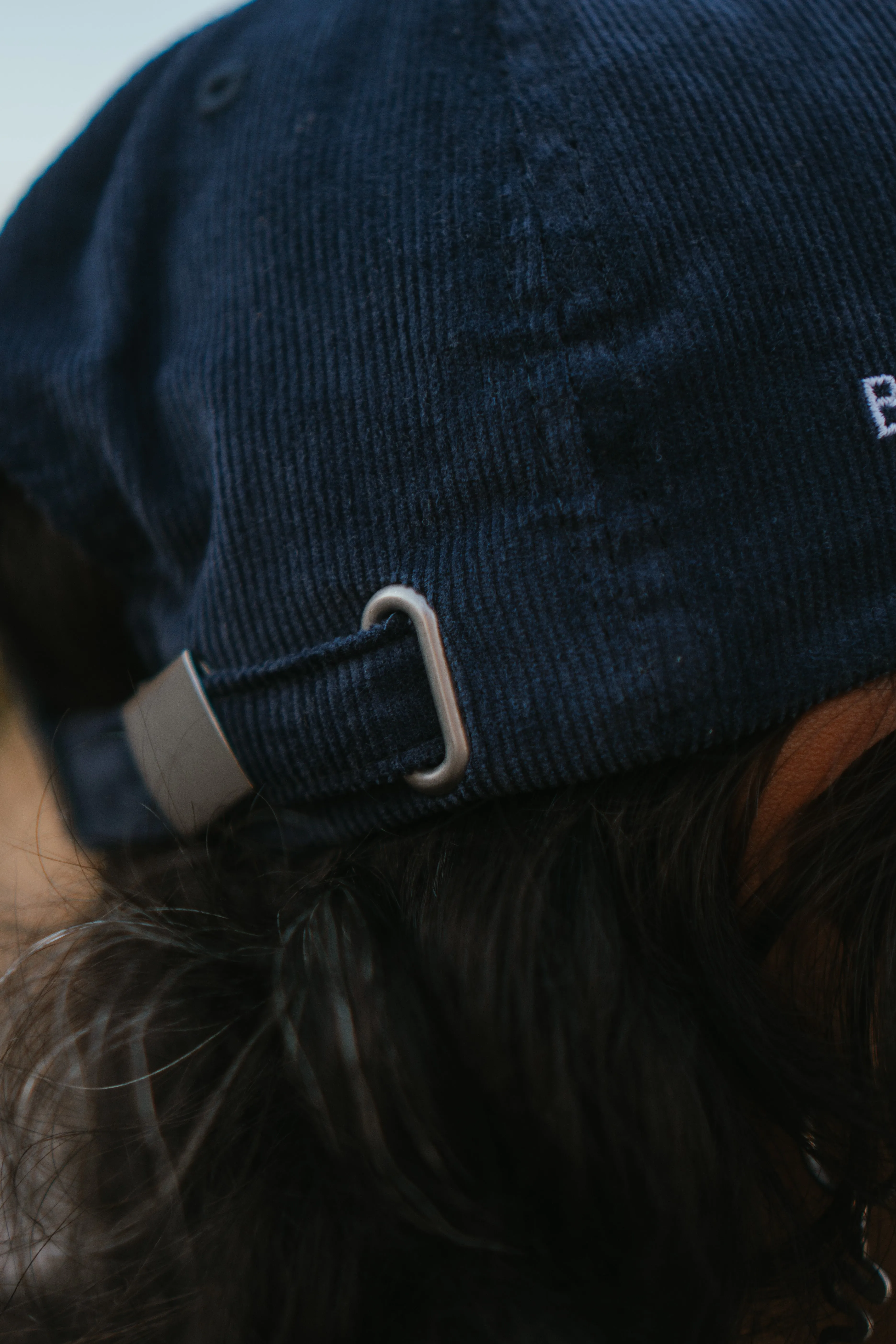 Blue Corduroy Hat