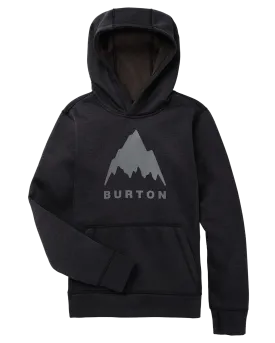 Burton Kids' Oak Pullover Hoodie - True Black Heather