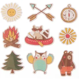 Camp Icon Stickers: Epoxy