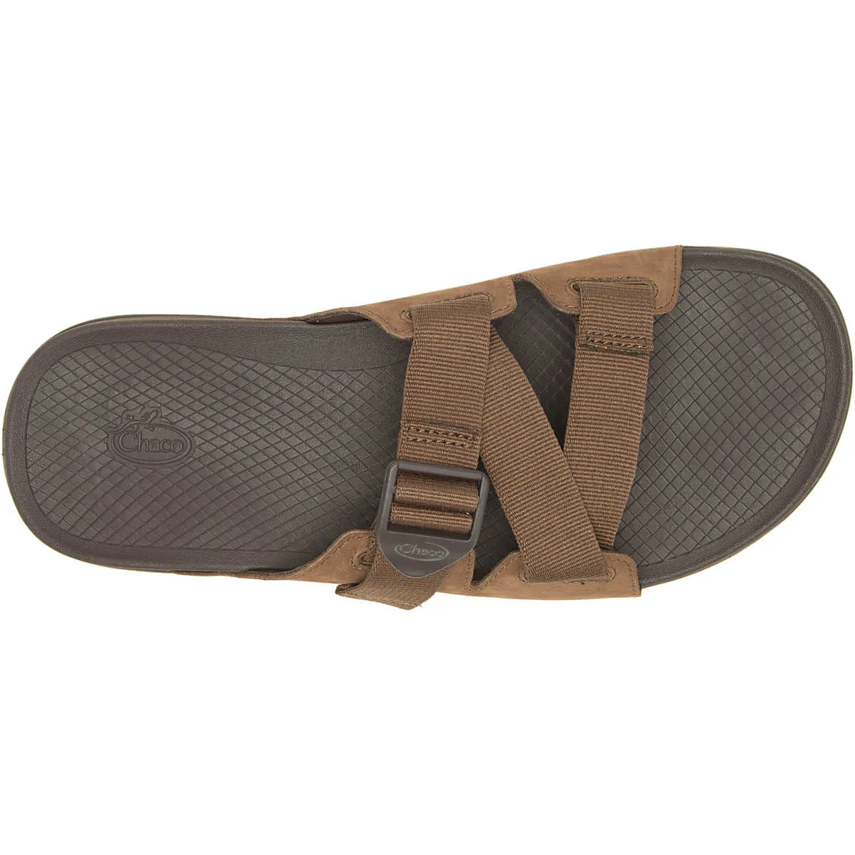 Chaco Lowdown Leather Slide / Men / Otter