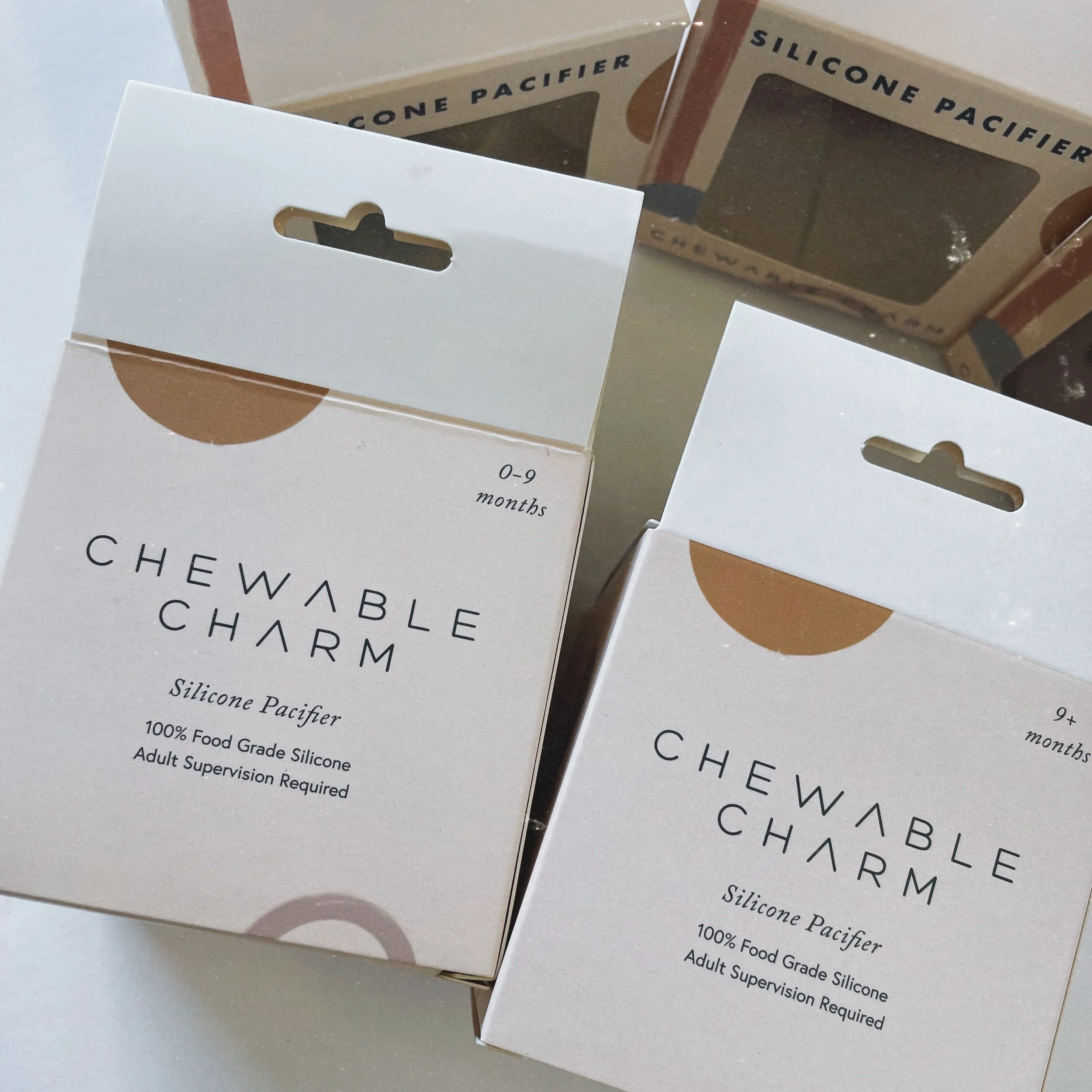 Chewable Charm 2 Pack Pacifier   Twirl | Mauvewood   Rose