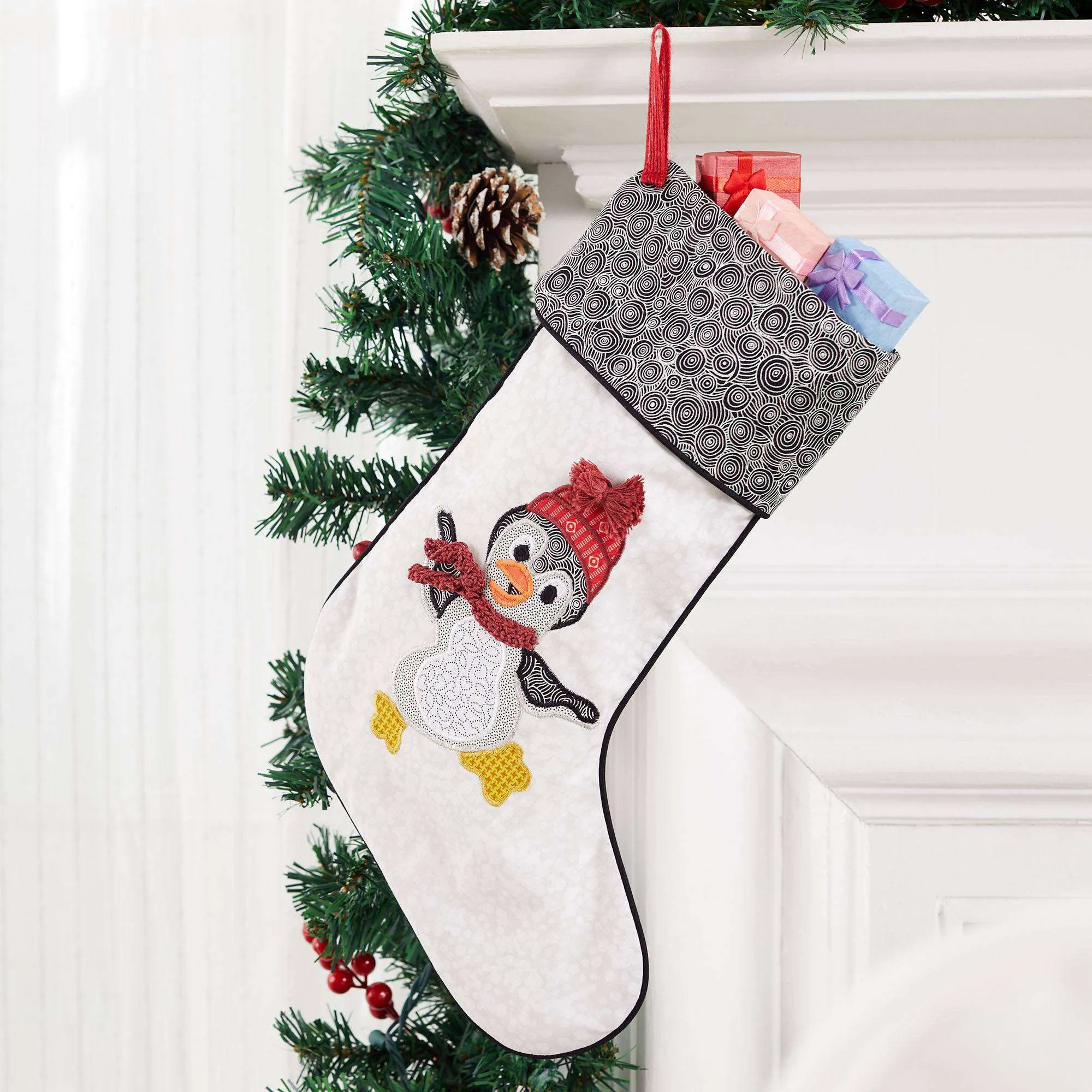 Coats & Clark Sewing Penguin Stocking