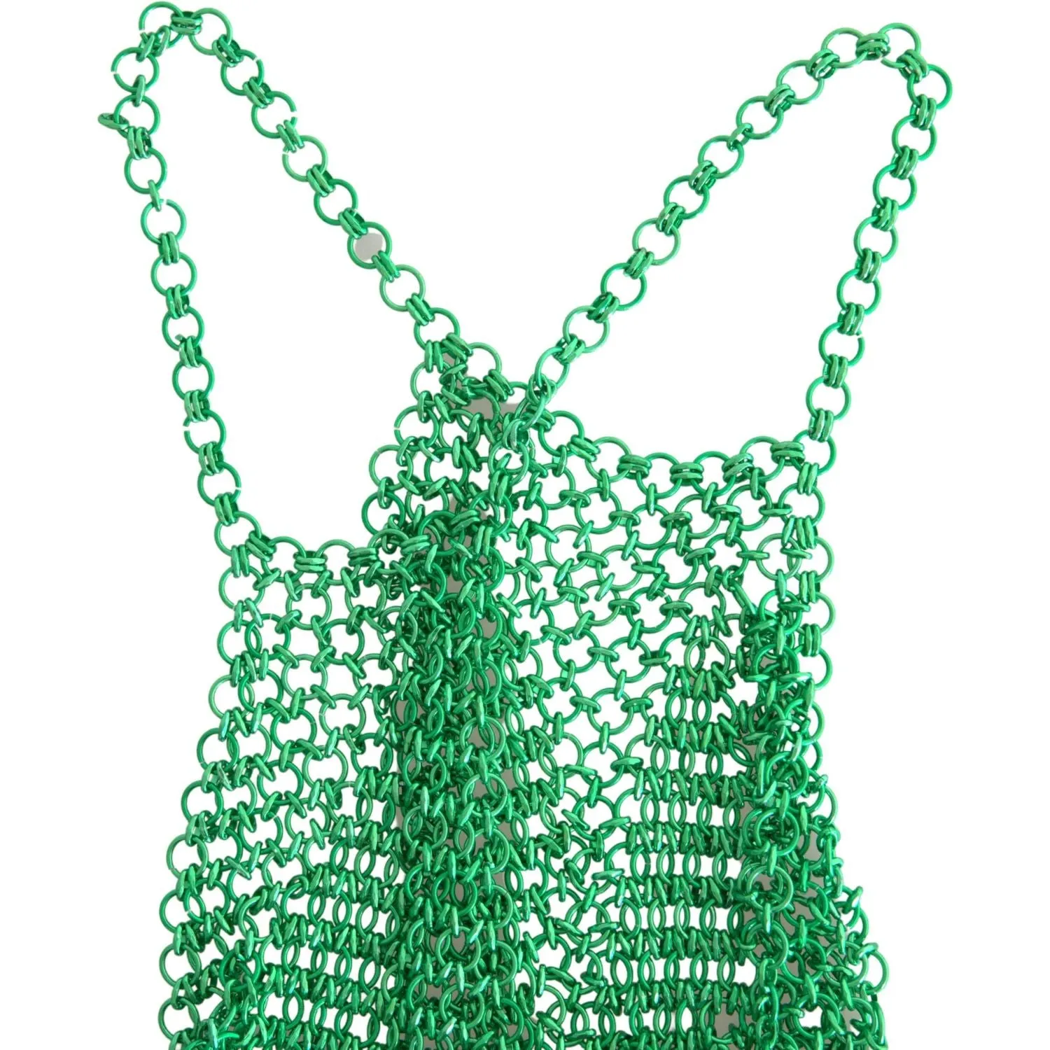 Dolce & Gabbana Emerald Halter Cropped Tank Top