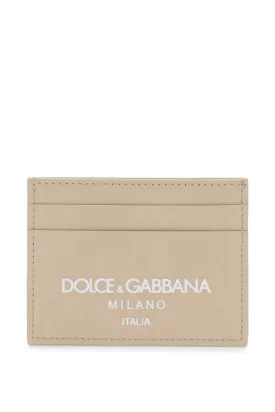 Dolce & gabbana logo leather cardholder