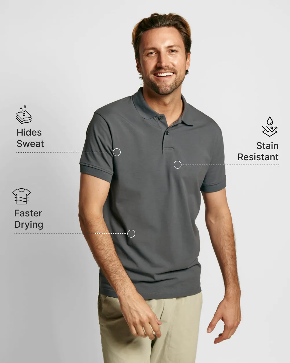 Dry All Day Classic Polo