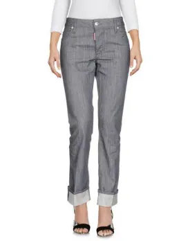 Dsquared2 Women Denim trousers Grey 6 UK