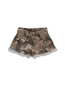 [EM] AEIOU Lace Shorts Collection ARMY KHAKI