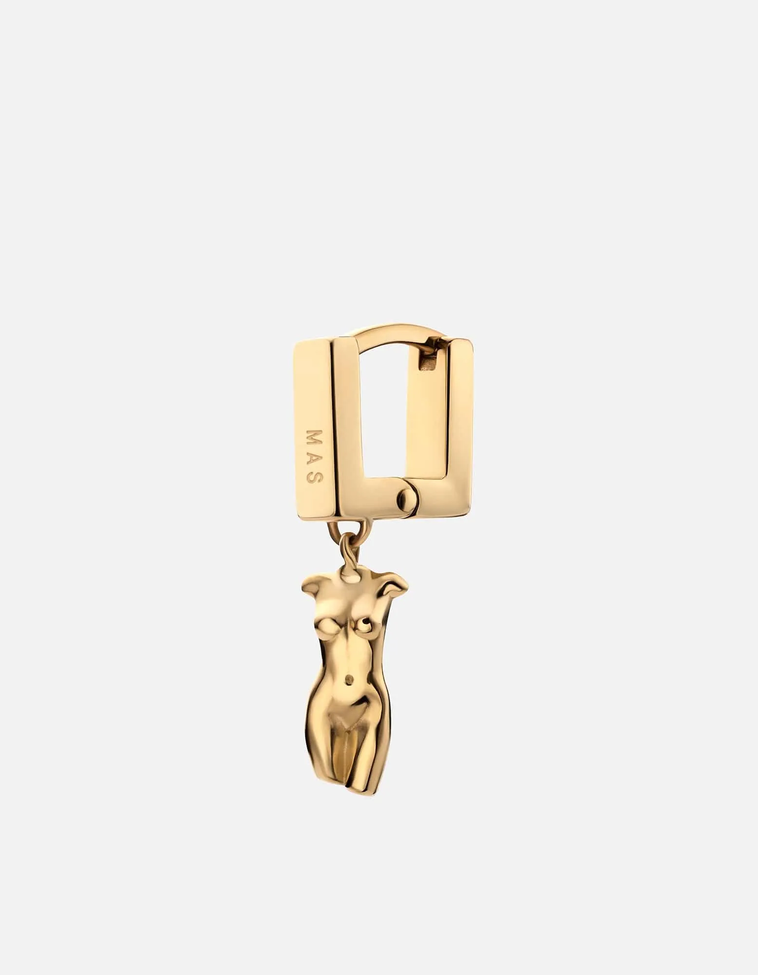 Femme Huggie Earring, Gold Vermeil