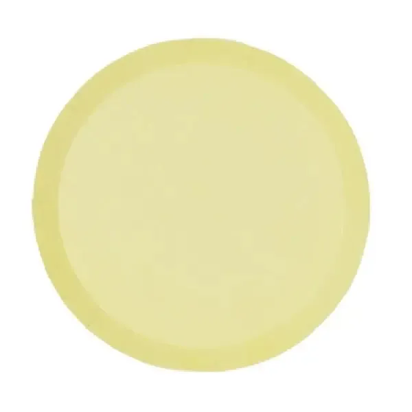 Five Star Pastel Yellow Plates - Dinner 20 Pkt