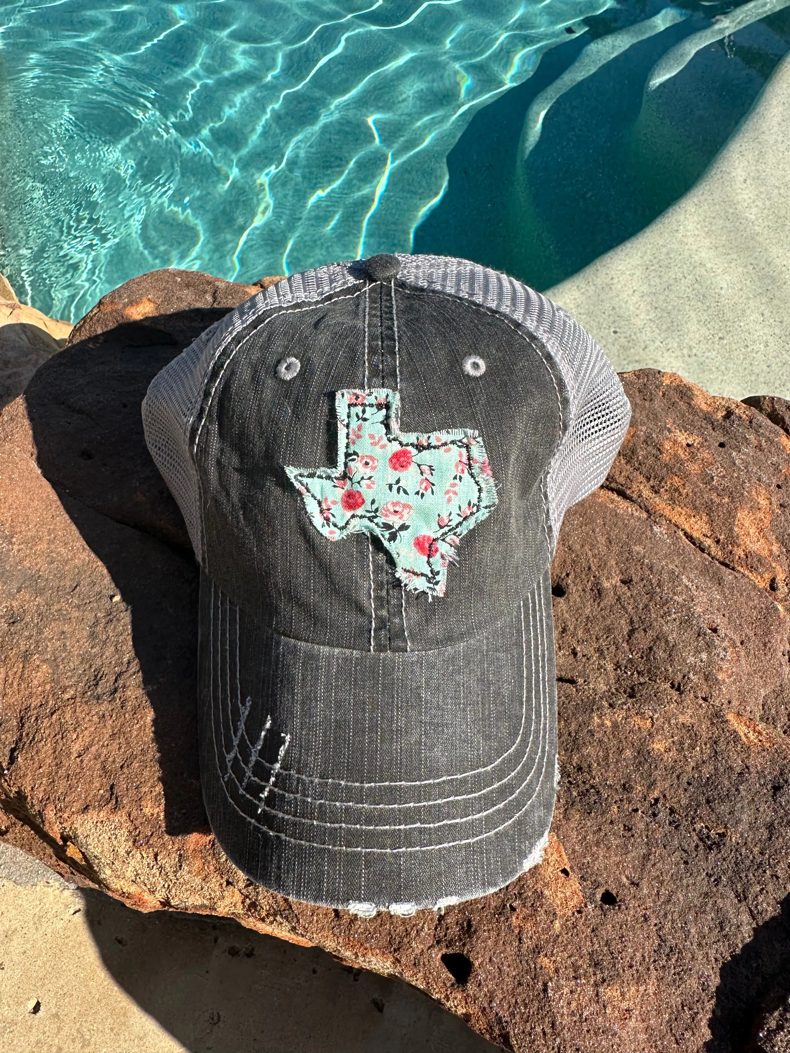 Floral Texas Trucker Cap