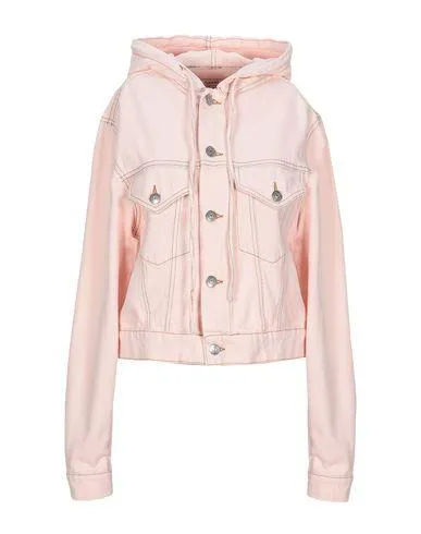 Ganni Women Denim outerwear Light pink 8 UK