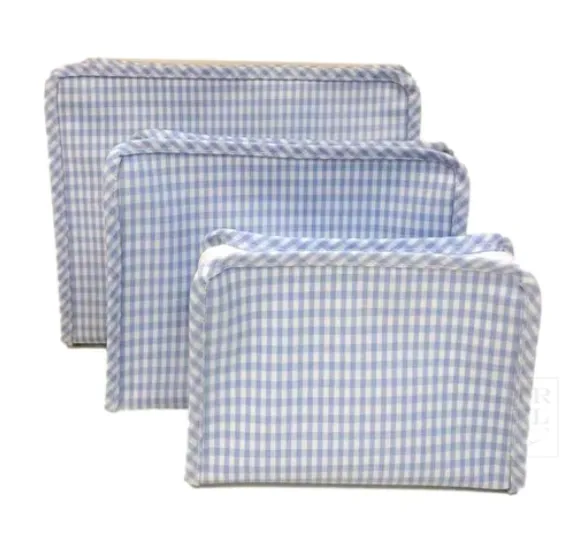 Gingham Roadie Bags