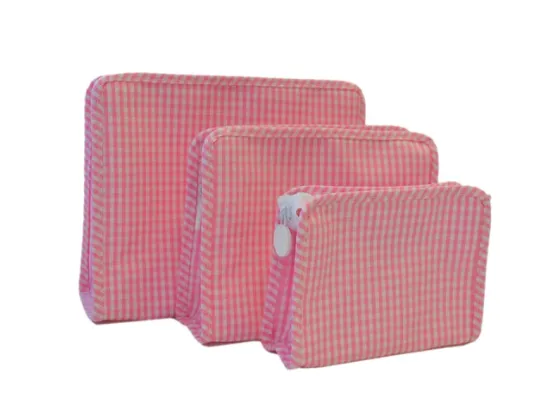 Gingham Roadie Bags