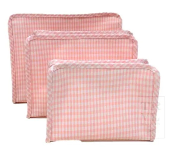 Gingham Roadie Bags