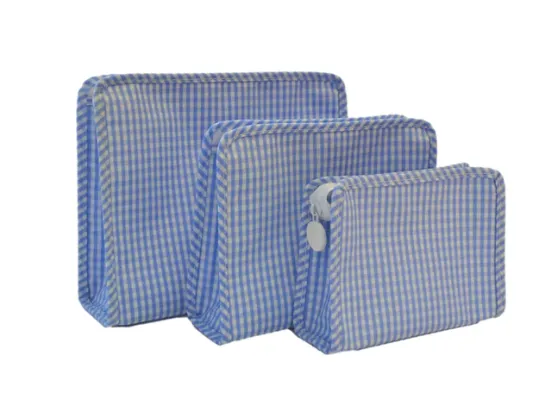 Gingham Roadie Bags