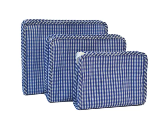 Gingham Roadie Bags