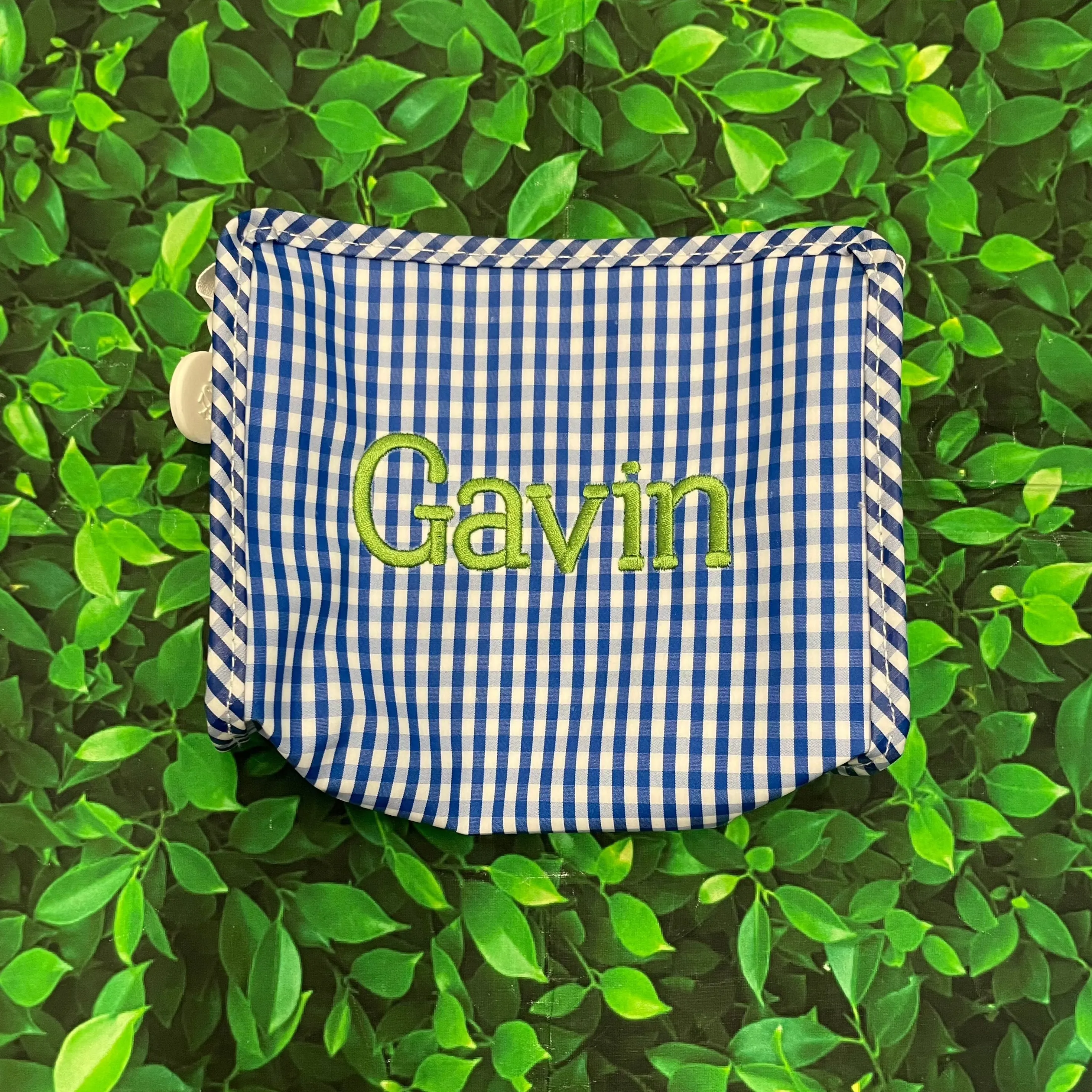 Gingham Roadie Bags