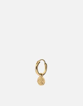 Guardian Huggie Earring, Gold Vermeil