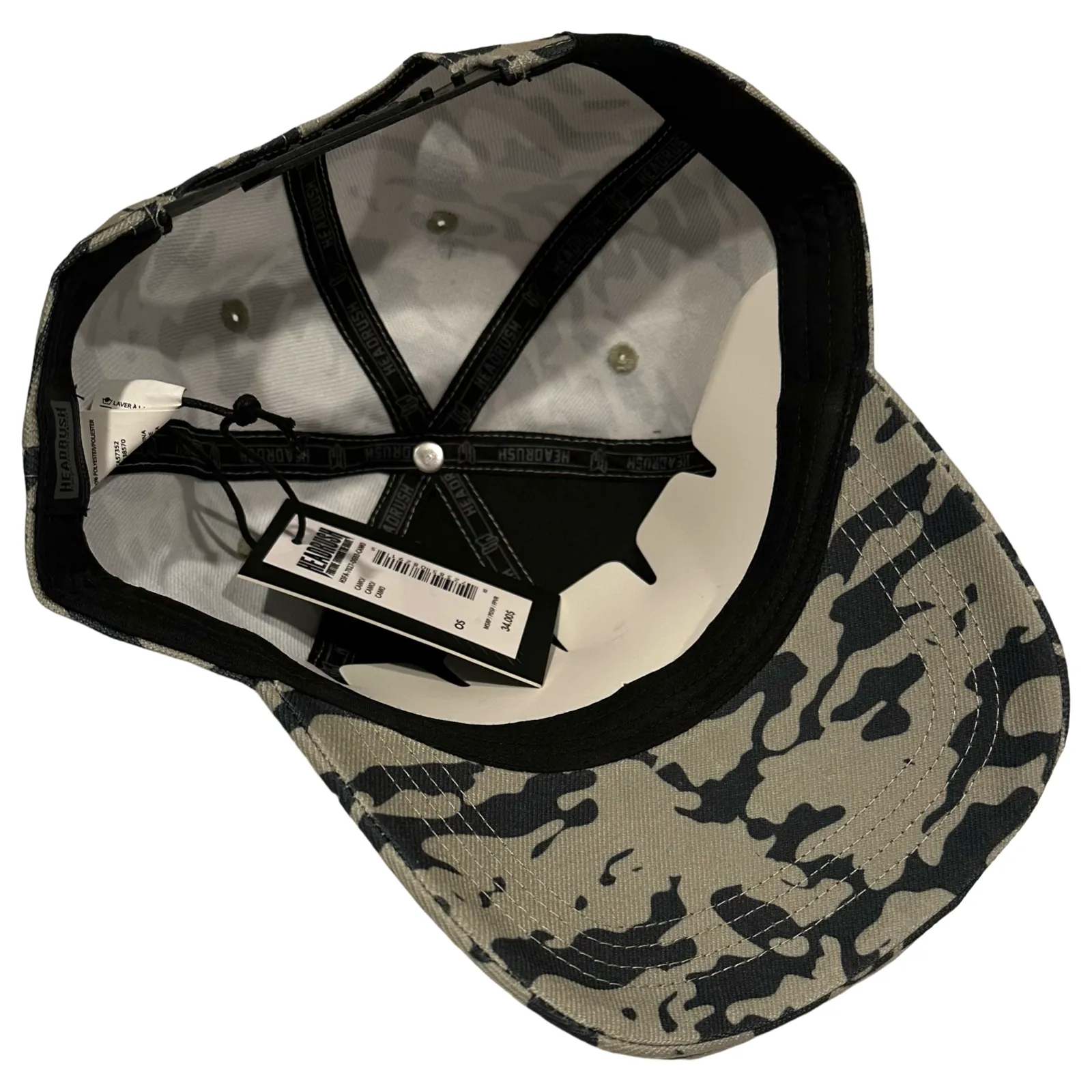 *HEADRUSH* (Camo) ~Built For The Chosen Few~ curved beak snapback hats