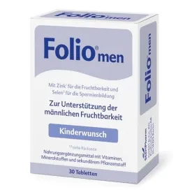 Increase male fertility, male fertility vitamins, FOLIO men tablets