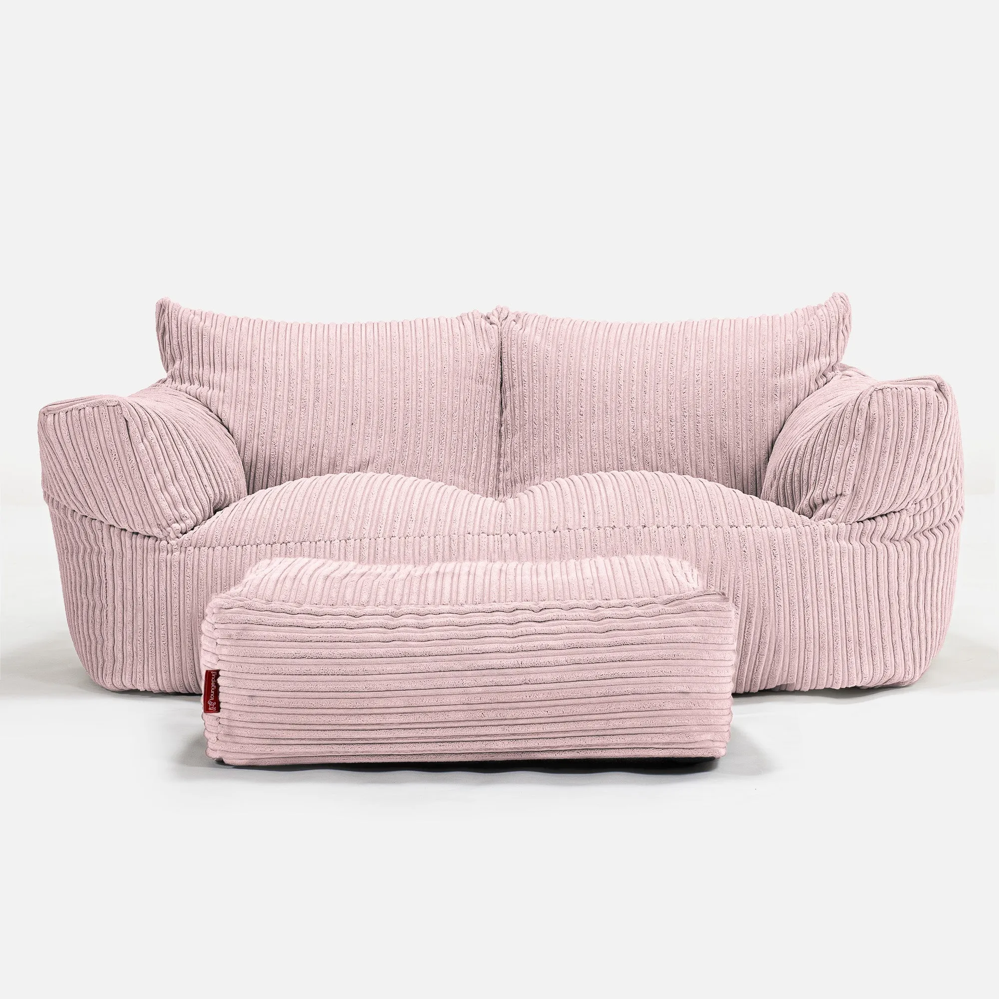 Josephine Sofa Bean Bag - Cord Blush Pink