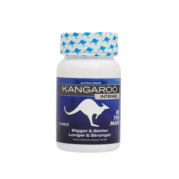 Kangaroo For Him Mega 3000 Blue Bottle 12 Pc