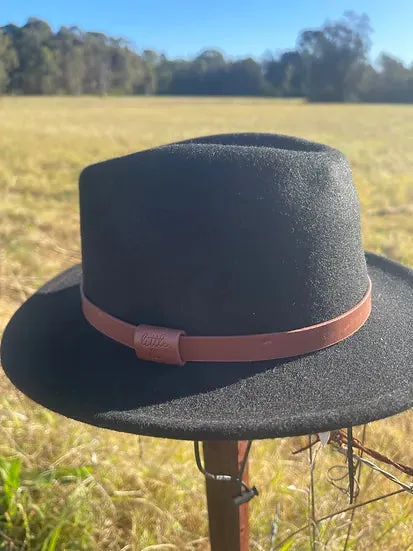 Kids Wool Fedora | Cattle Straight Brim