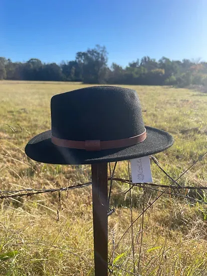 Kids Wool Fedora | Cattle Straight Brim