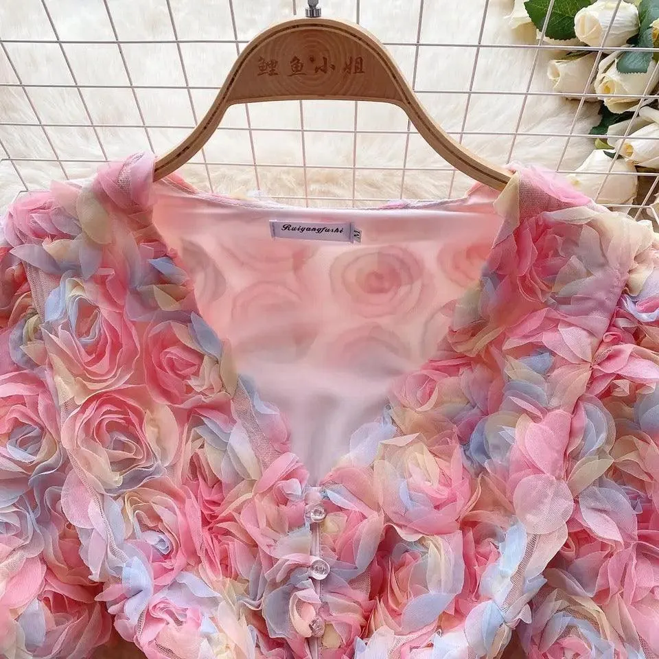 Laurel 3D Floral Dress