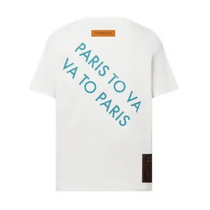 LV - Men 'White' VA Is For Lovers Printed Oversized T-Shirt LV817