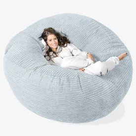 Mega Mammoth Bean Bag Sofa - Cord Baby Blue