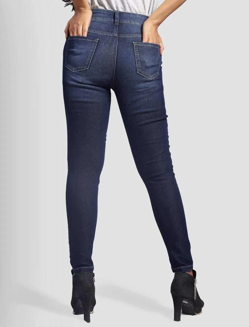 Mid Rise Skinny Denim