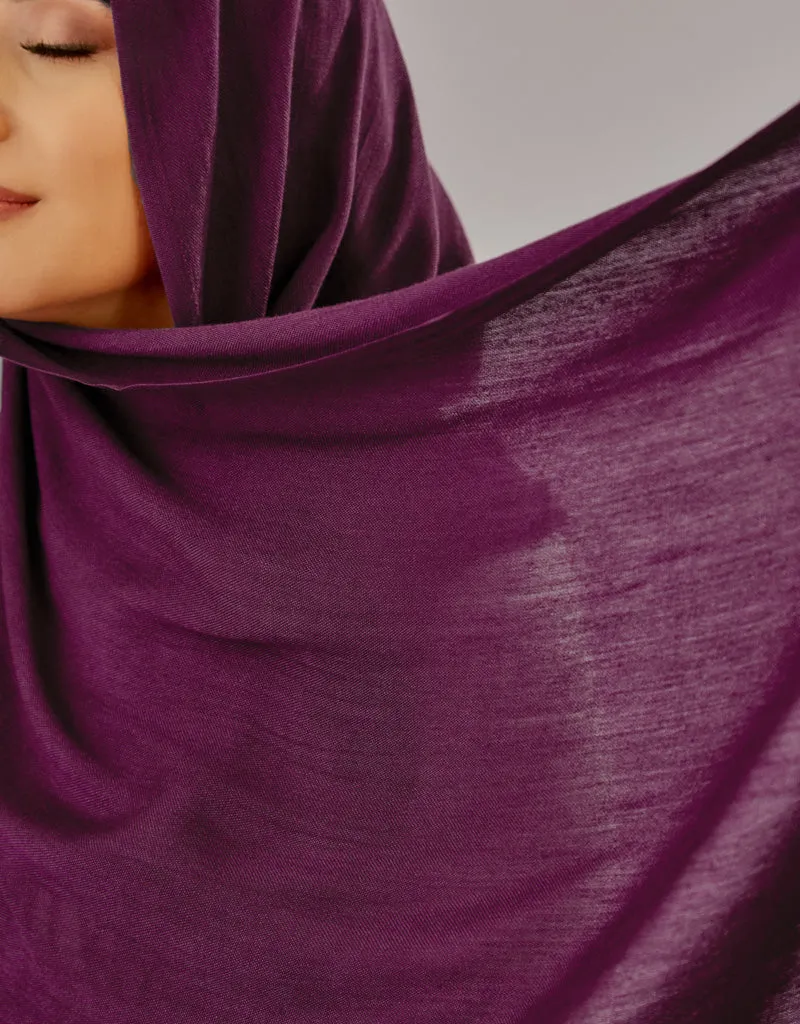 Modelle Twisted Scarves - Shades of Purple