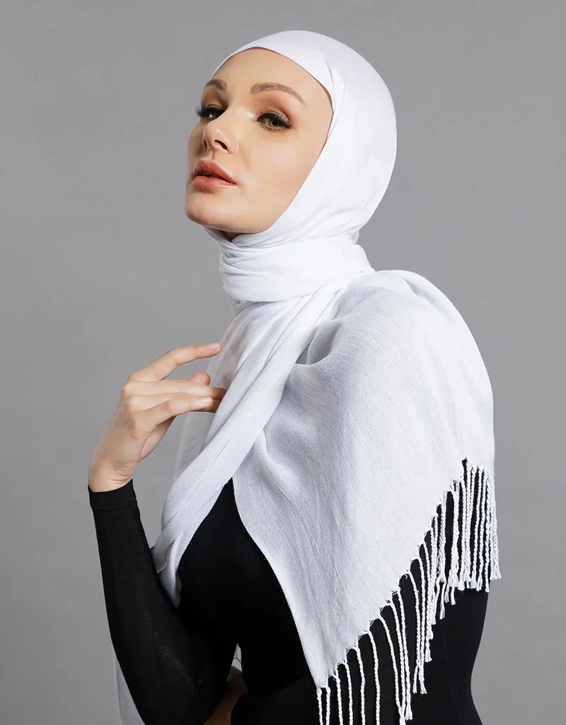 Modelle Twisted Scarves - Shades of White