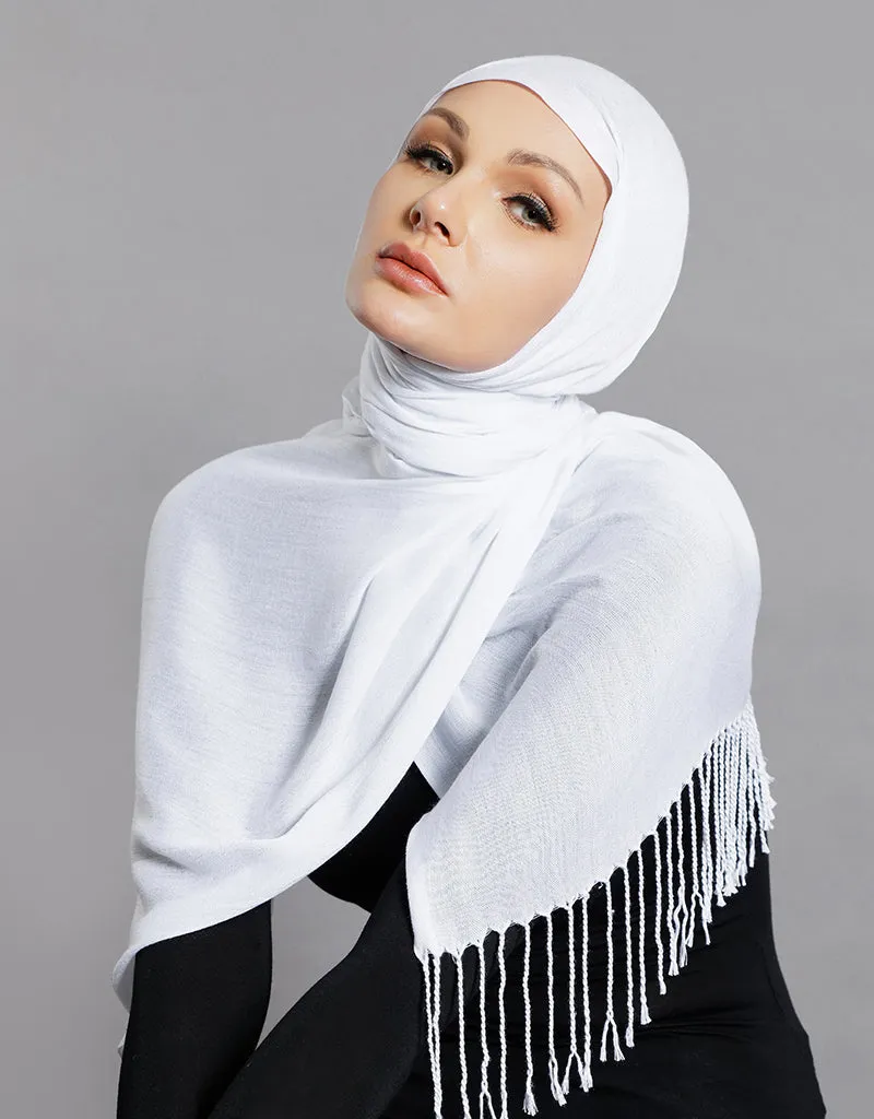 Modelle Twisted Scarves - Shades of White