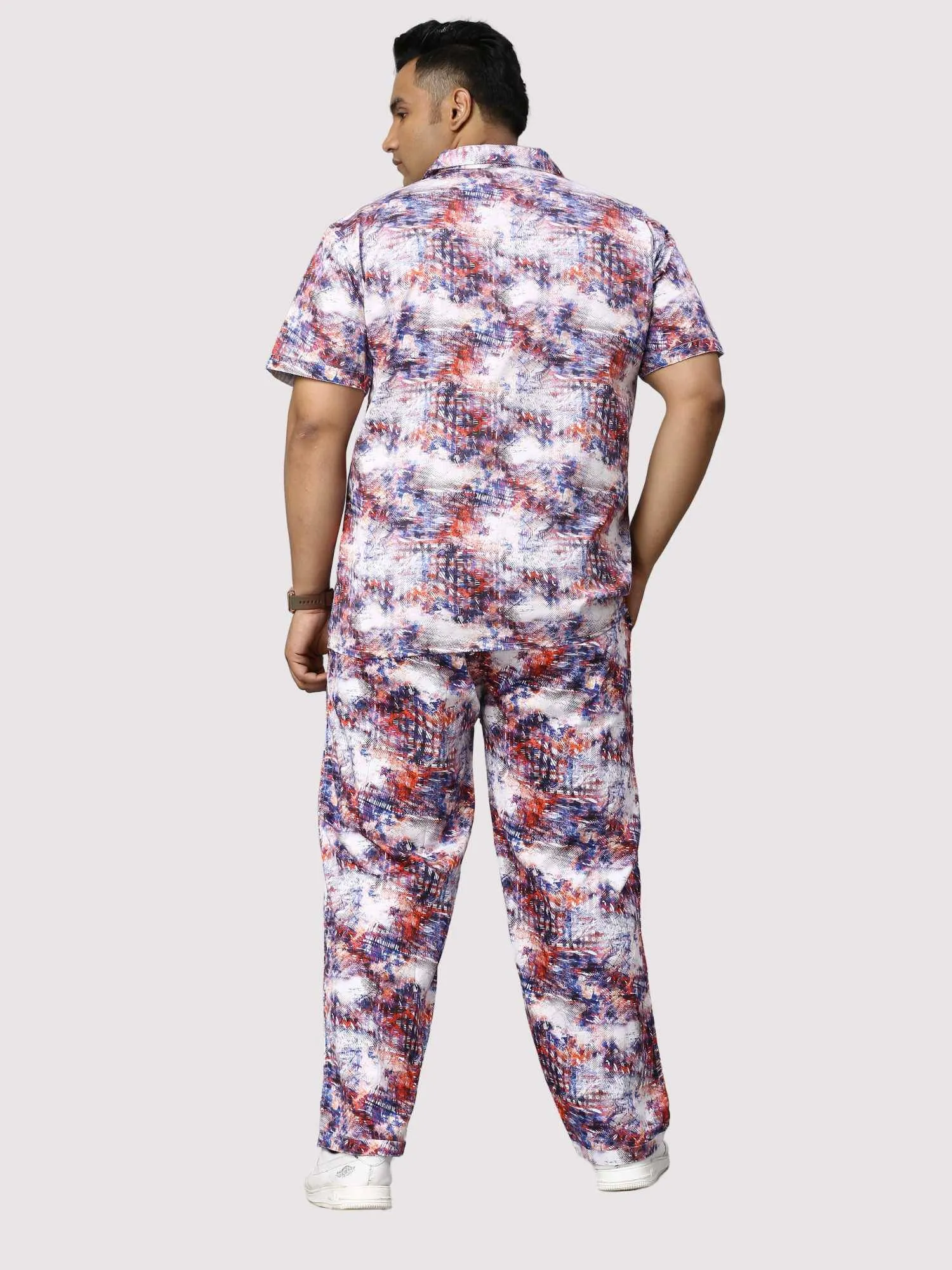 Monsoon Hue Digital Printed Full Co-Ords Men's Plus Size