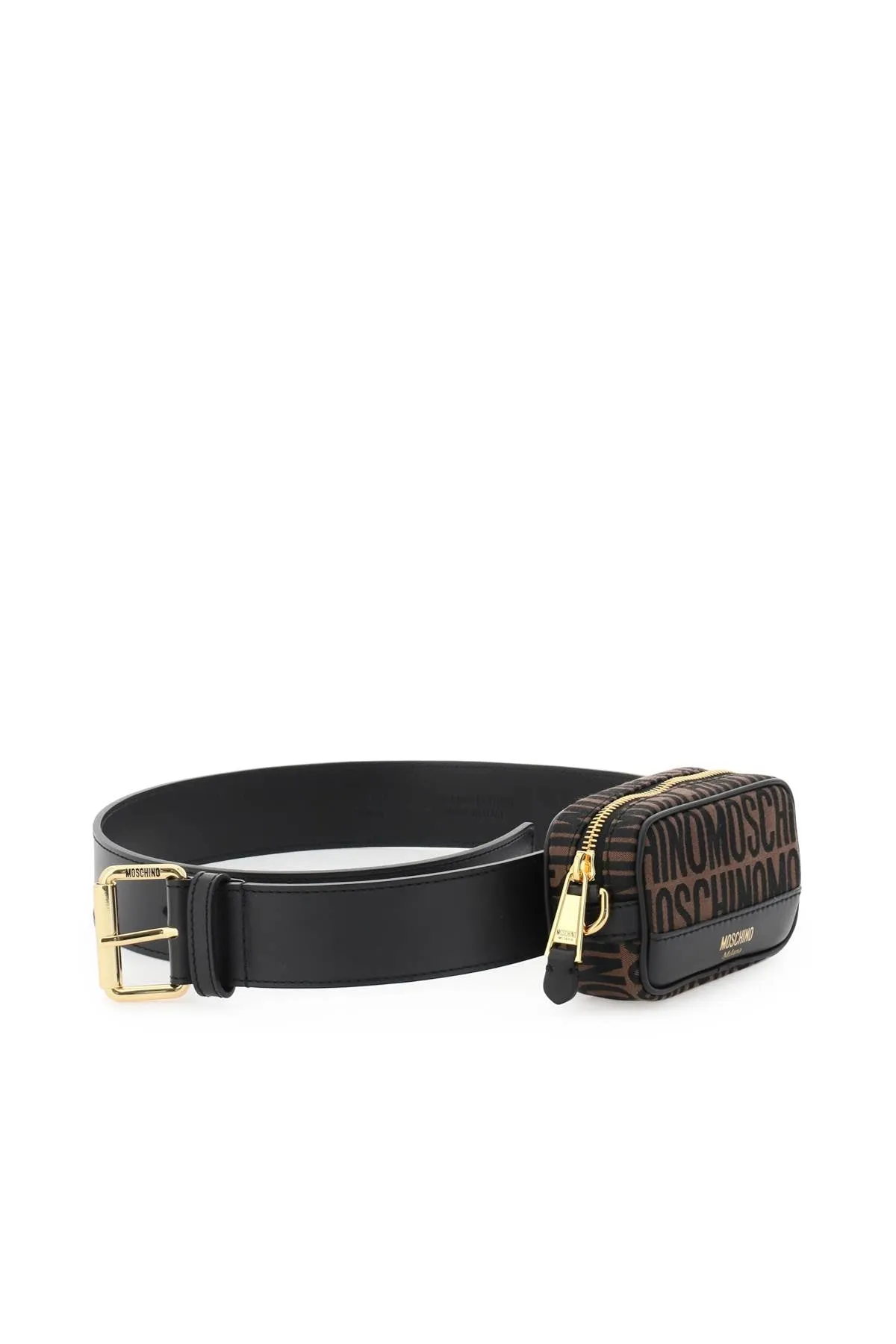 Moschino belt with pouch